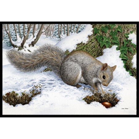 Carolines Treasures Grey Squirrel Indoor or Outdoor Mat- 18 x 27 ASA2180MAT